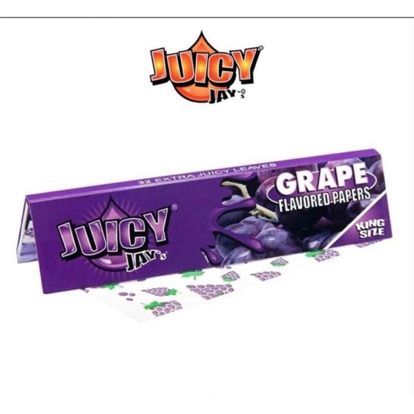 FRUITY JUICY JAY Flavored Rolling Paper King Size Slim 110mm