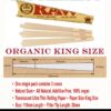 RAW ORGANIC KINGSIZE PRE ROLLED CONE 3PC PER BOX