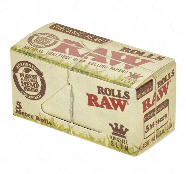 screenshot-6 RAW Organic King Size slim 5m Rolls