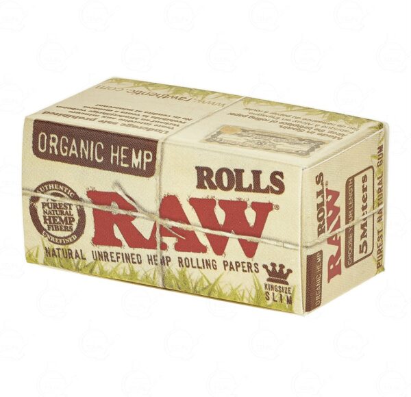 screenshot-4 RAW Organic King Size slim 5m Rolls