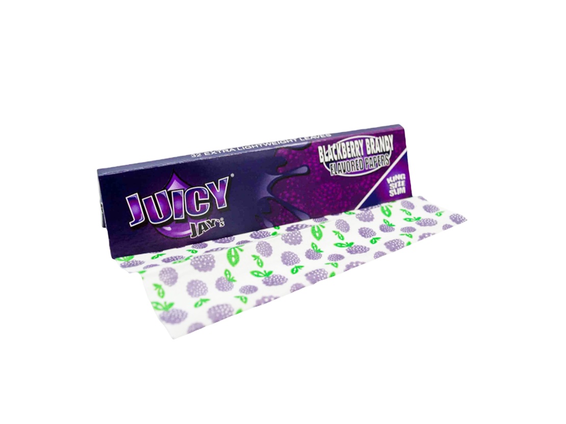 FRUITY JUICY JAY Flavored Rolling Paper King Size Slim 110mm - Image 2
