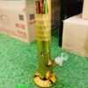GLASS BONG METALLIC GOLD 35CM