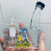 GLASS BONG MINI RICK AND MORTY 12CM