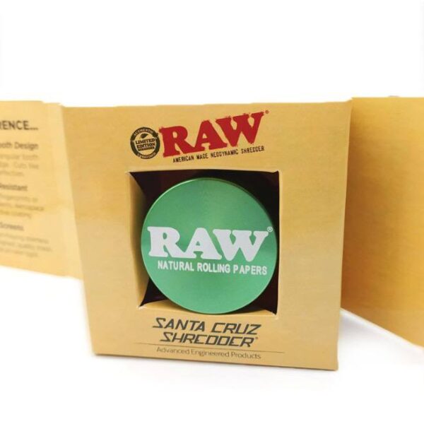 RAW X Santa Crux Jewelry Finished 4 Layer Shredder Aluminium Grinder 52mm