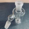 14mm ASH CATCHER 45/90 Degree Glass Water Bong Thick Pyrex Glass Bubbler