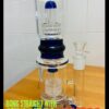 GLASS BONG STRAIGHT WITH DOUBLE FILTER XL 3 44CM