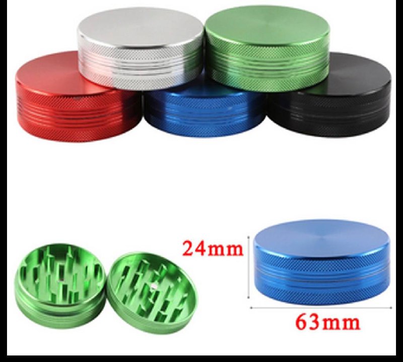 Aluminum Alloy Grinder Diameter 63MM 2 Layers