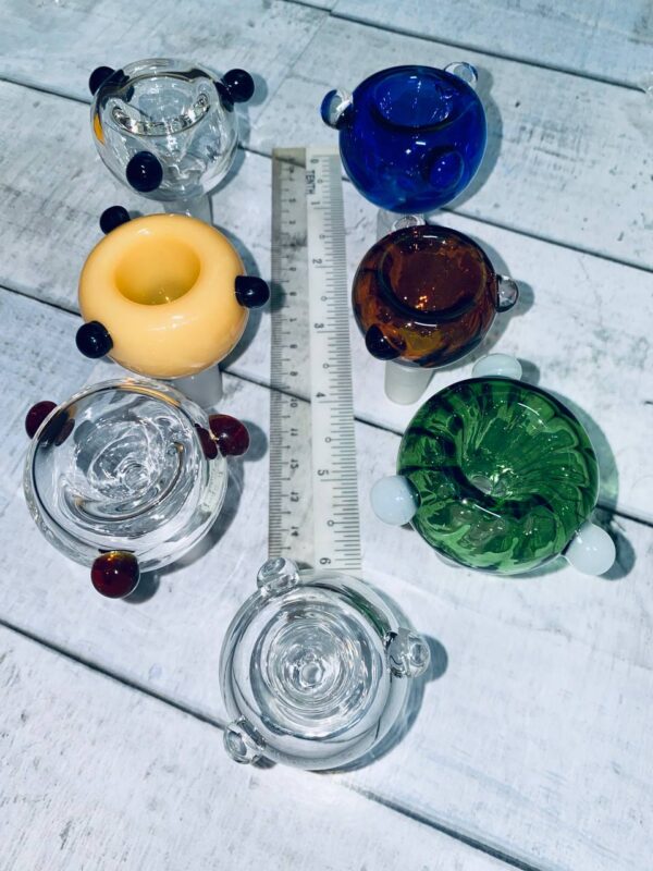 Stained Glass Bubble Male BOWL 14mm