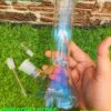 GLASS BONG IRIDESCENT 20CM