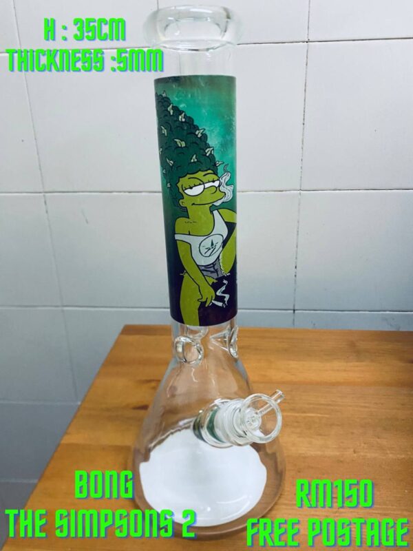 GLASS BONG THE SIMPSONS 2 35CM