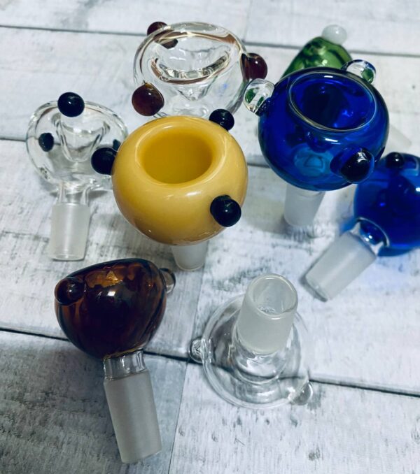 Stained Glass Bubble Male BOWL 14mm
