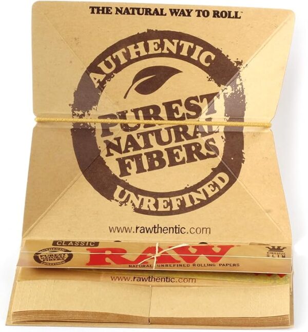 71FBG2VkVDS._AC_SX679_ Rawthentic Raw Classic Artesano King size Slim 110mm ( Tray + Papers + Tip )