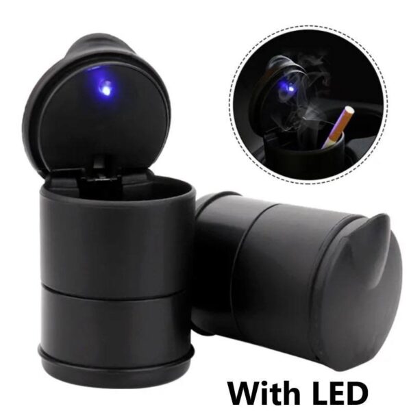 Car Cigarette Ashtray With LED Light