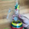 GLASS BONG RASTA 21CM