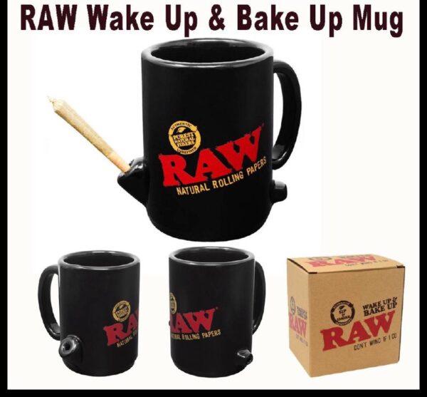 8c073bf4-16e7-428f-b22d-df204e142997 RAW WAKE UP AND BAKE UP MUG