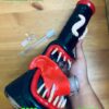 GLASS BONG VENOM EMBOSSED 32CM