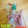 GLASS BONG LEAF 2 20CM