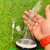 GLASS BONG RASTA BLACK 21CM