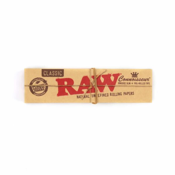 RAW-CLASSIC-RAW-CLASSIC-ROLLING-PAPER-KSS-PRE-ROLLED-TIPS-01-2048x2048 RAW CLASSIC CONNOISSEUR KINGSIZE SLIM + PRE-ROLLED TIPS