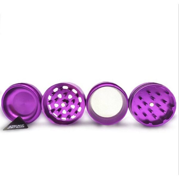 RAW X Santa Crux Jewelry Finished 4 Layer Shredder Aluminium Grinder 52mm