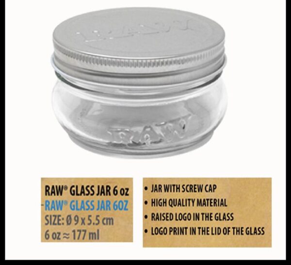 a79057a9-2780-47da-a311-b7d6161dccf6 RAW Mason Glass Jar 6,10,16 oz