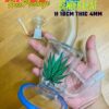 GLASS BONG MINI BENDER LEAF 18CM