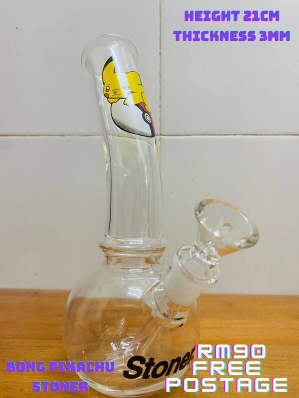 GLASS BONG PIKACHU STONER 21CM