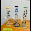 GLASS BONG STRAIGHT LEAF 26CM
