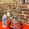 GLASS BONG MINI RICK MORTY BENDER 18CM