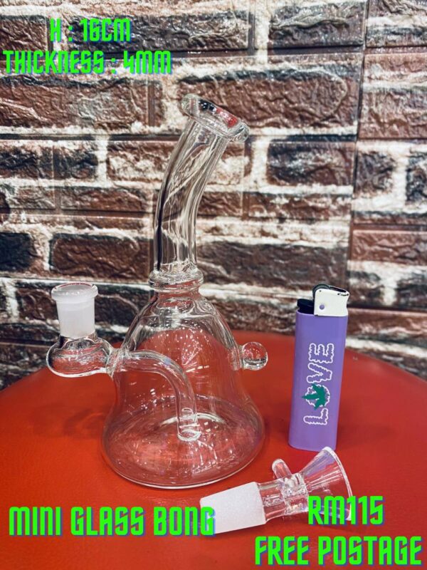 GLASS BONG MINI 1 16CM