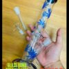 GLASS BONG STRAIGHT LEAF 26CM