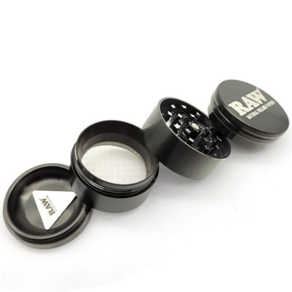 RAW X Santa Crux Jewelry Finished 4 Layer Shredder Aluminium Grinder 52mm