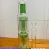 GLASS BONG STRAIGHT WITH DOUBLE FILTER XL 45CM