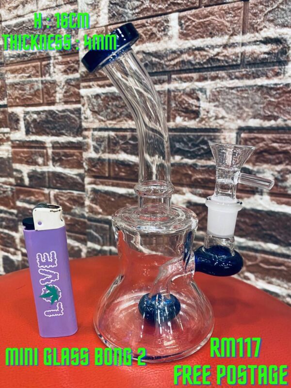 GLASS BONG MINI 2 16CM