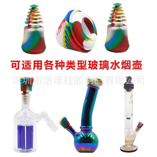 f2b83338-0768-40dd-83de-7c183c3a2022 Glass Hookah Anti-dust Leak-proof Silicone Bottle Stopper Silicone Stopper Sealing Silicone Plug Hookah