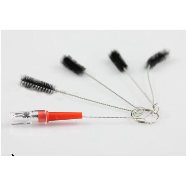 Mini Cleaning Brush Glass Tube Pipe Brush Cleaning Straws Tools 1set/5pc