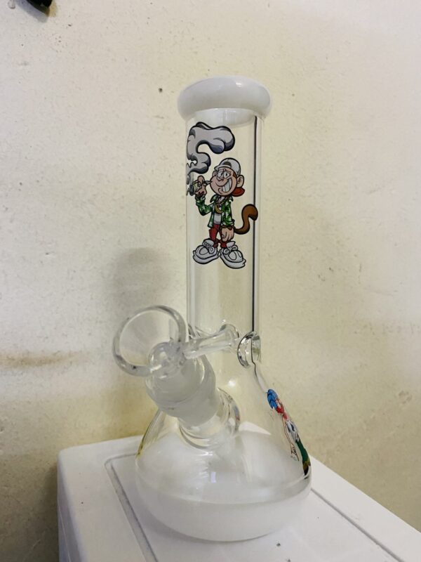 GLASS BONG RICK MORTY AND FRIENDS (MONKEY) 20CM