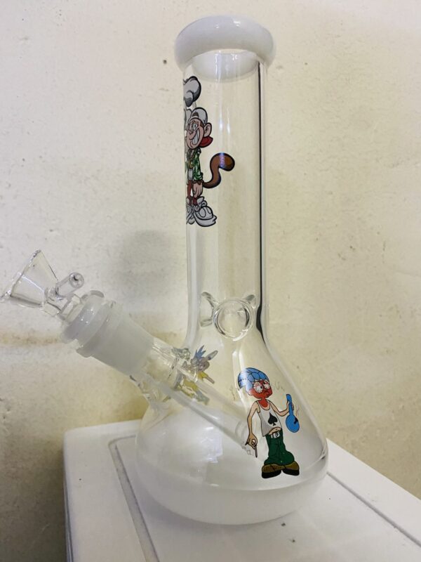 GLASS BONG RICK MORTY AND FRIENDS (MONKEY) 20CM