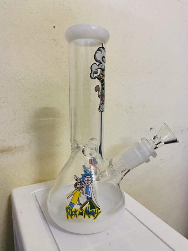 GLASS BONG RICK MORTY AND FRIENDS (MONKEY) 20CM