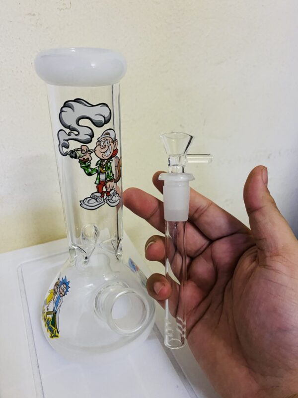 GLASS BONG RICK MORTY AND FRIENDS (MONKEY) 20CM