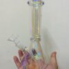 GLASS BONG IRIDESCENT (2) 20CM