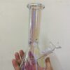 GLASS BONG IRIDESCENT (2) 20CM