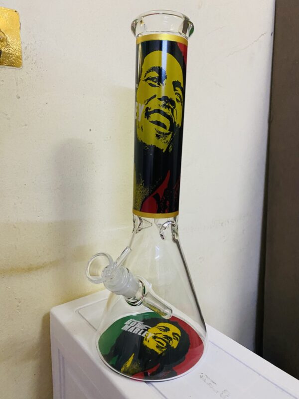 GLASS BONG BOB MARLEY XL 1 35CM