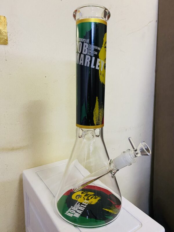 GLASS BONG BOB MARLEY XL 1 35CM