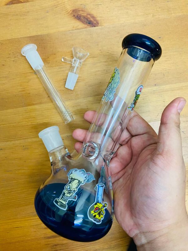 GLASS BONG BEAKER 2 20CM