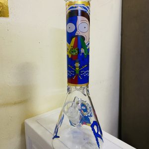 GLASS BONG RICK MORTY XL7 35CM