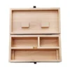IMG_0340 Wooden Stash Box With Rolling Tray Natural Handmade Wood and Herbal Storage Box For Rolling (5.35*2.79*1.96inch)