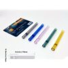 Glass Tube OG High Borosilicate Tube Stem Straw Mouthpiece (Random Colour)