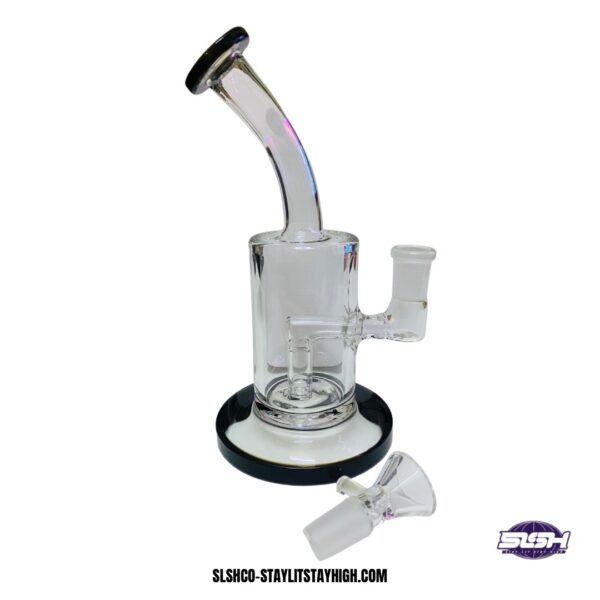GLASS BONG MINI BENDER BLACK 18CM
