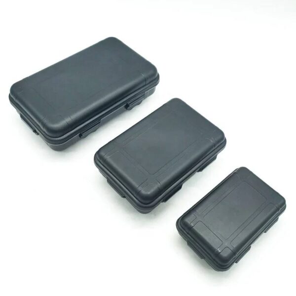 Waterproof Strong Magnetic Stash Box - Magnet Mount Locker Box, Geocaching Container, Under Car GPS